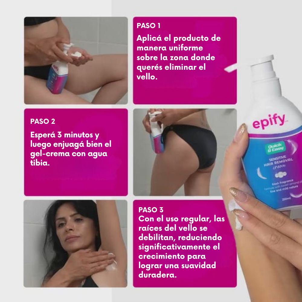 Epify, Depilación Rápida, Indolora y Duradera